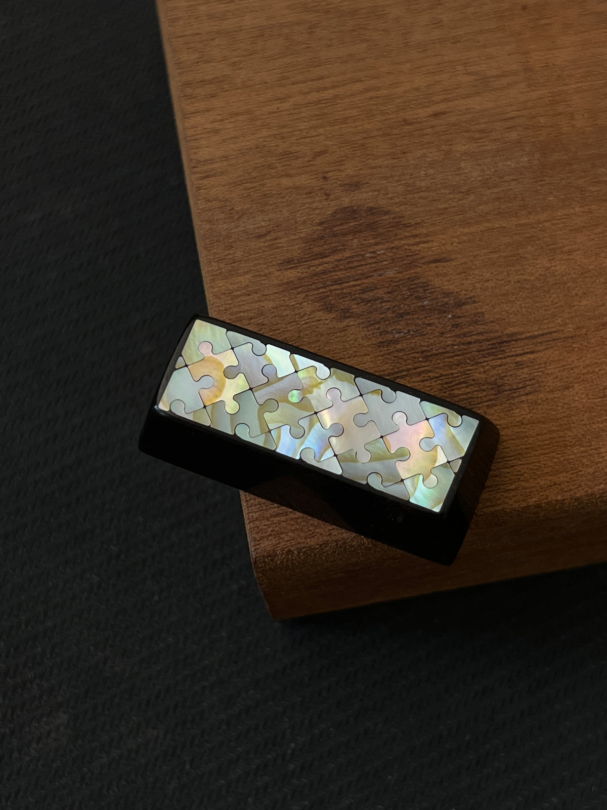 Handcrafted Wooden Keycap | Mother of Pearl Inlay | 2.25u Shift & Enter Key